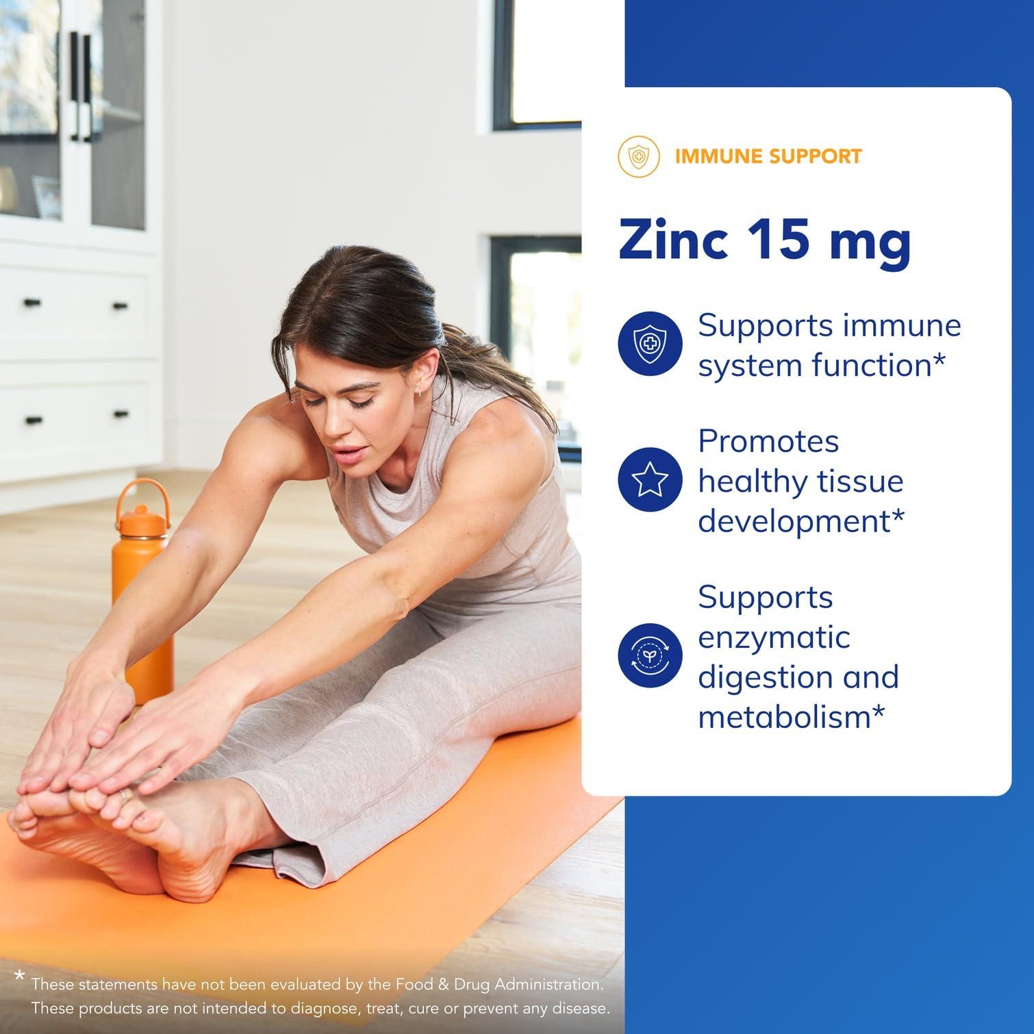 Pure Encapsulations Pure Encapsulations Zinc 15 mg - Zinc Picolinate Supplement for Immune System Support, Growth & Development - for Wound Healing - 30 Capsules