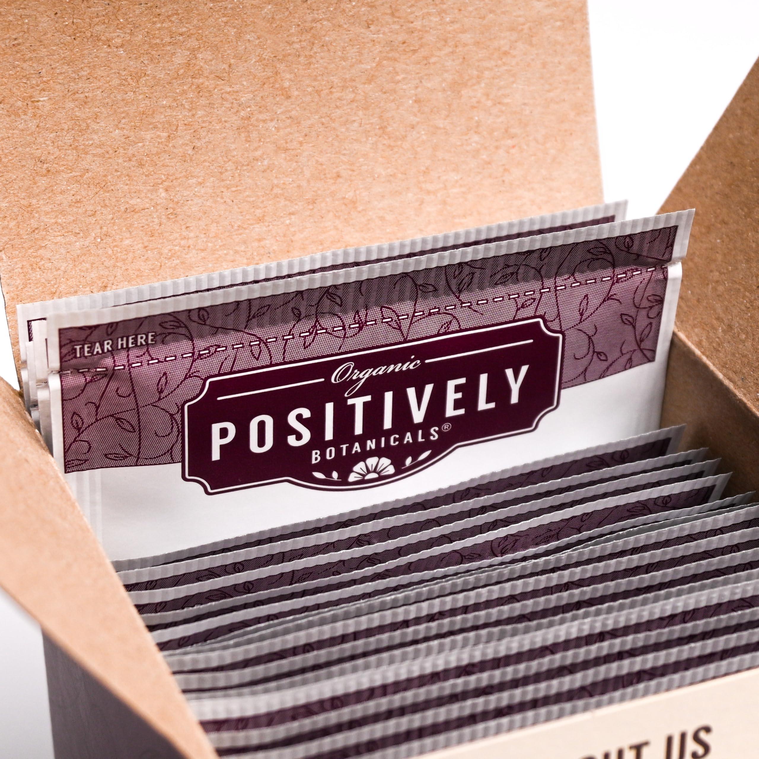 Organic Positively Tea Company Organic Positively Botanicals Company, Moringa Leaf Herbal Tea Bags, 20 Count