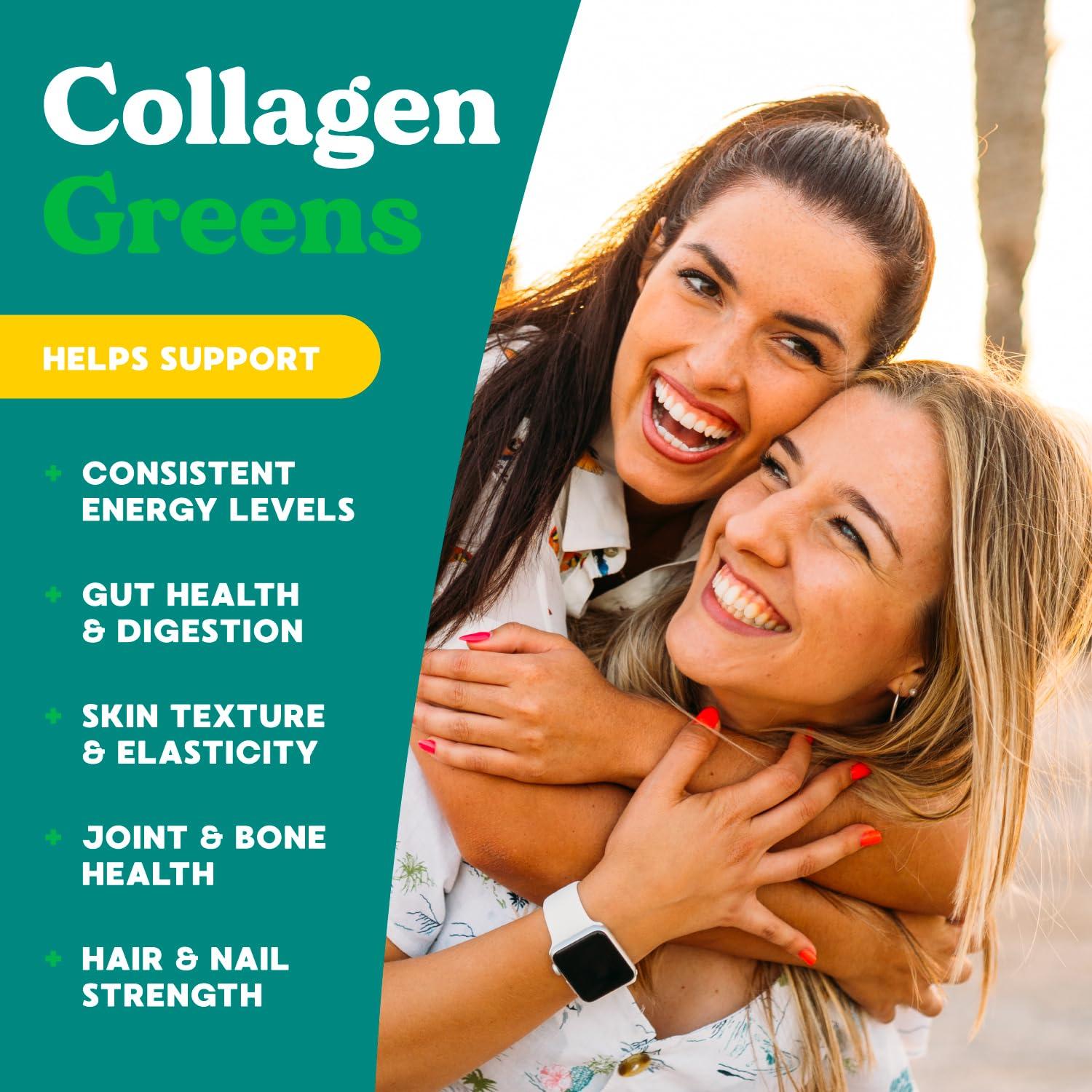 Simply Nature's Promise Simply Blossom Nutrition Daily Greens & Superfood Powder + Collagen + Probiotics for Women's Digestive Health & Bloating Relief. Help Your Health Bloom - 30 Day Supply - Mango