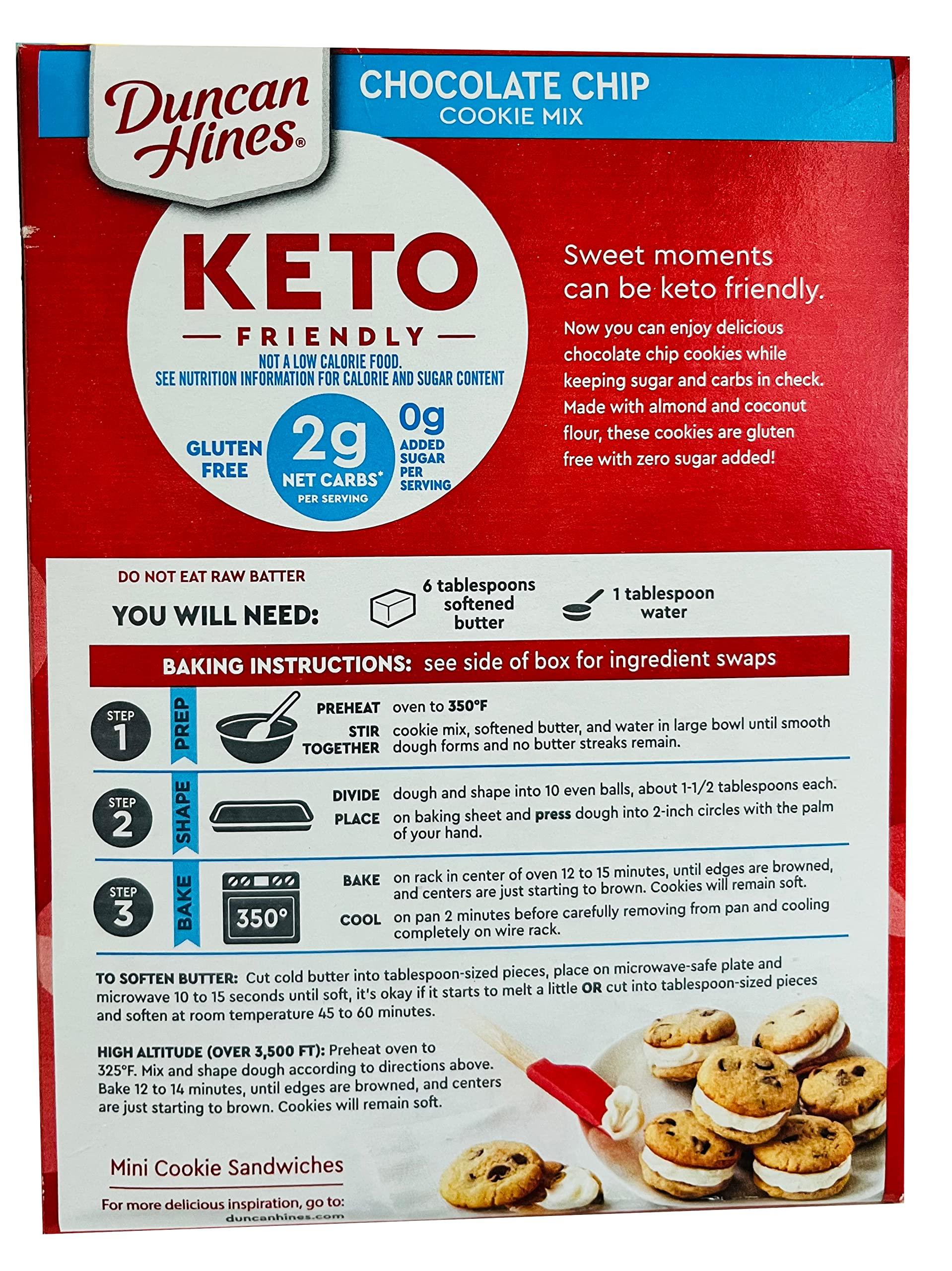 Duncan Hines Duncan Hines Keto Friendly Chocolate Chip Cookie Mix, 8.8 oz