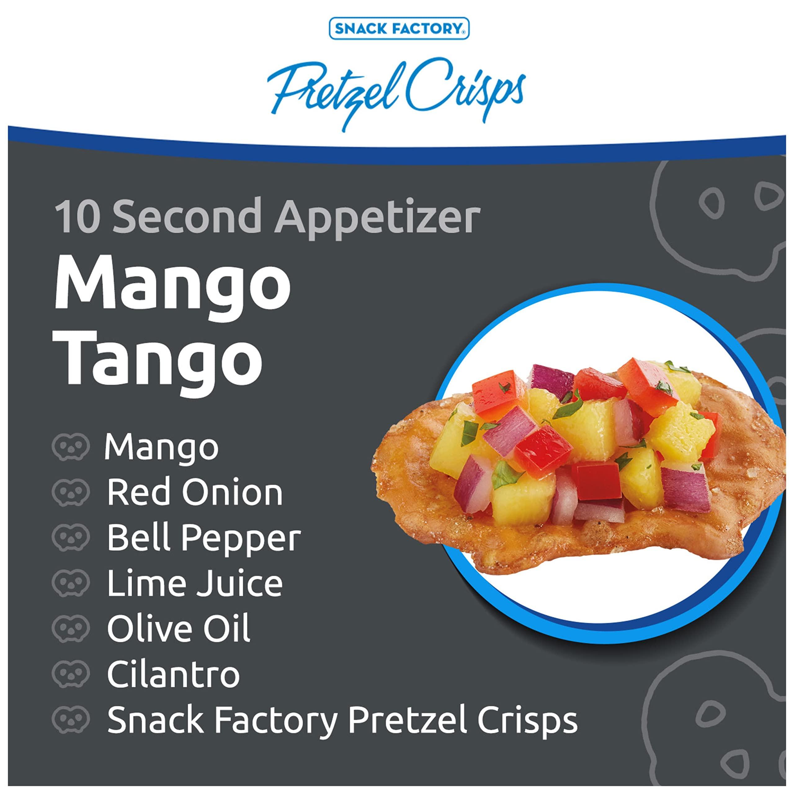 Snack Factory Snack Factory Pretzel Crisps, Sea Salt & Cracked Pepper, 7.2 Oz (Pack of 2)