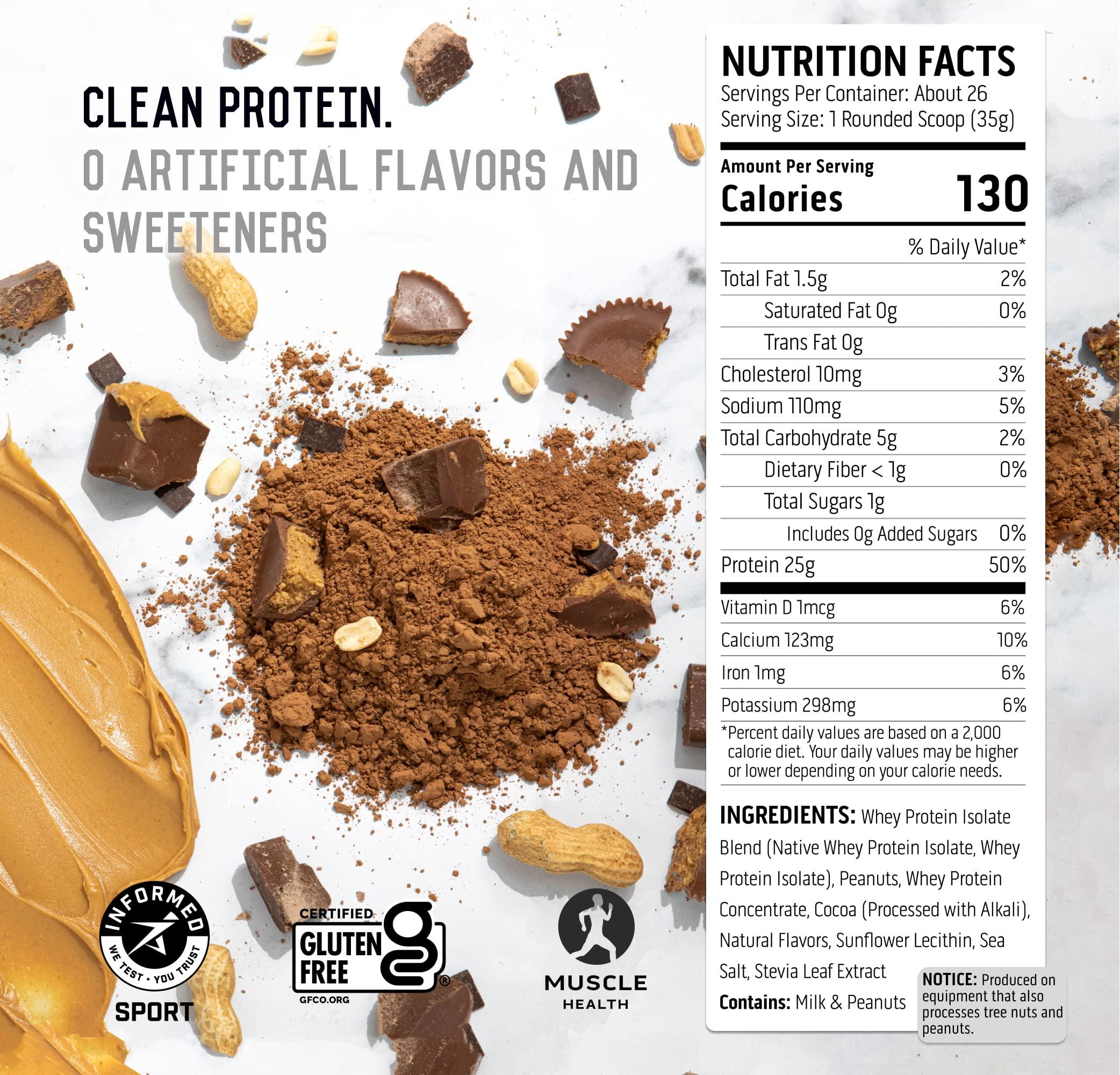 Ascent Ascent Whey + Plant Protein Powder - Chocolate Peanut Butter 2 lb & Chocolate 18 Servings