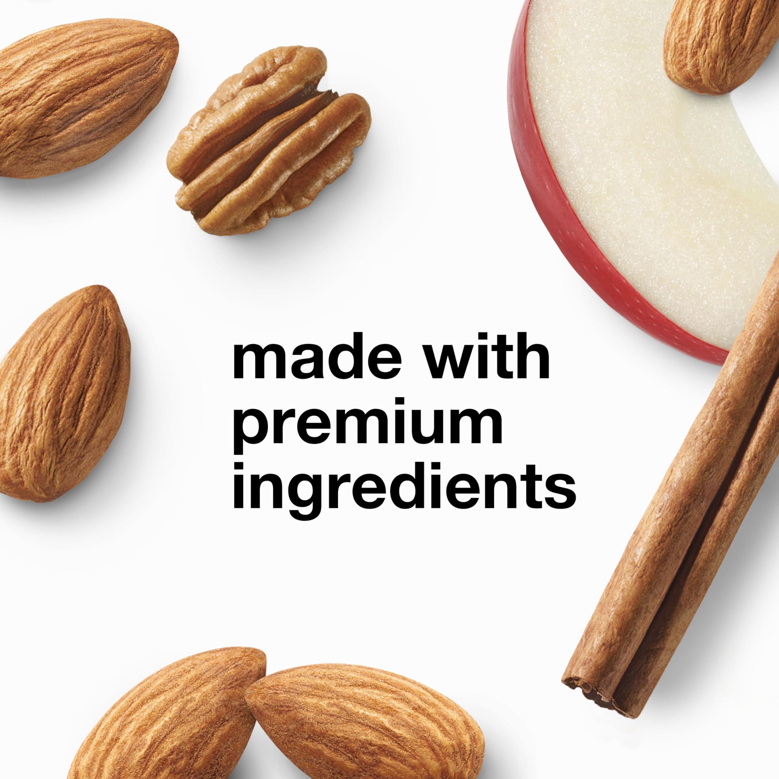 KIND KIND Zero Added Sugar Granola, Apple Cinnamon Nut, Healthy Snacks, Good Source of Fiber, Gluten Free, Low Sugar, 5g Protein, 5 Count