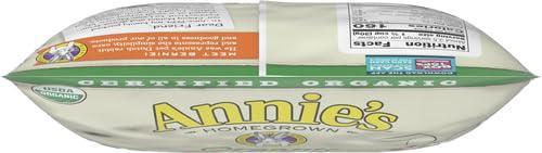 Annie's Homegrown Annie\'s Organic Cheddar Cheesy Smiles, Baked Corn Puffs, Gluten Free, 4 oz