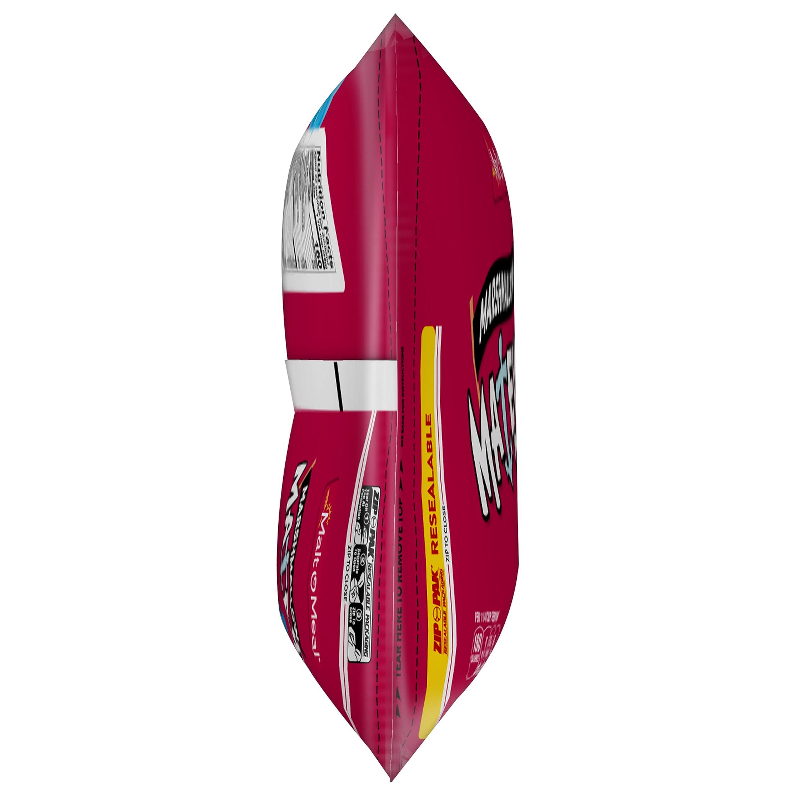 Malt-O-Meal Malt-O-Meal Marshmallow Mateys Breakfast Cereal, Frosted Oat Cereal with Marshmallow Bits, Large Cereal for Family, 33 OZ Resealable Cereal Bag