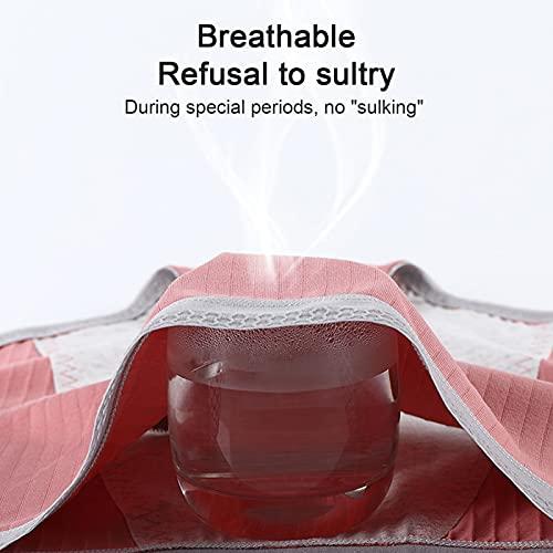 DACUN Daily Wearing Safety Certification Women Menstrual Period Briefs Leakproof Protective Underwear Heavy Flow Panties Pack of 4 (Color : Multicolor, Size : 4XL-4XLarge)