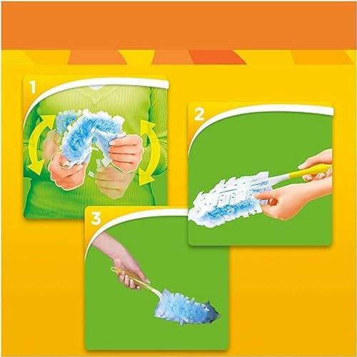 Swiffer Swiffer Microfibre dust Cleaner Set, 1 Handle and 3 Replacement Pads (Pack of 1x1 Piece)