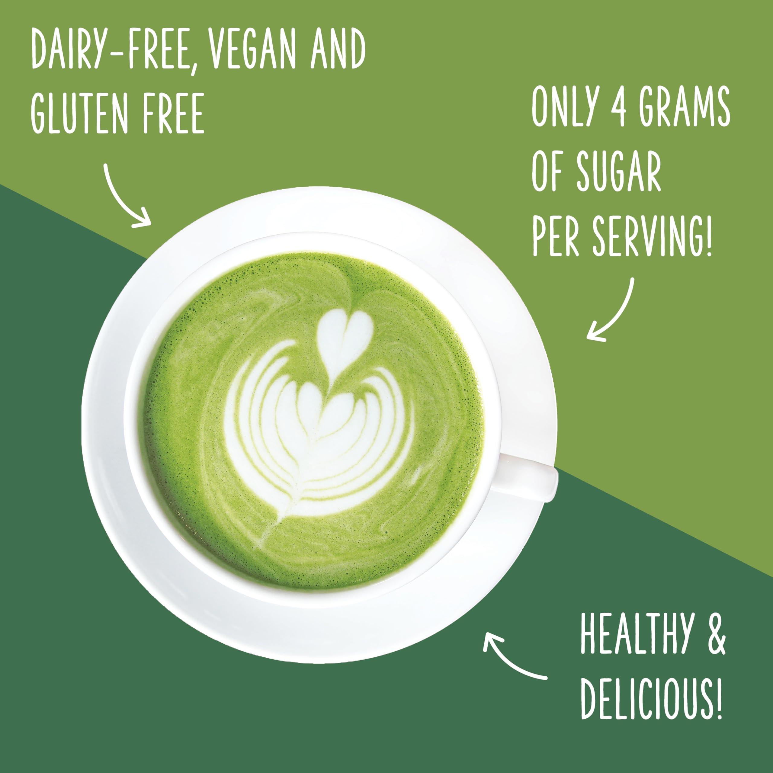 Two Leaves and a Bud Two Leaves and a Bud Nice Matcha Sweetened Latte Blend, Japanese Matcha Latte Powder, Matcha Green Tea Powder, 1 Resealable Bag, 1.1lb (500g)