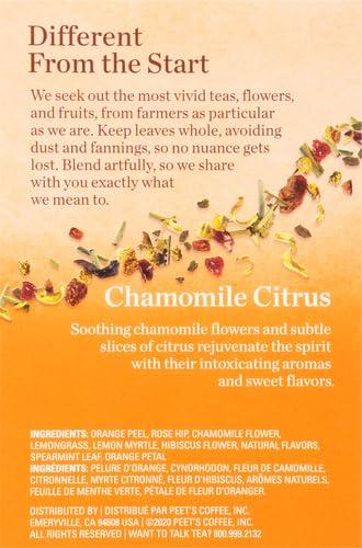 Mighty Leaf Mighty Leaf Whole Leaf Tea Pouches, Chamomile Citrus, 15/Box (510136)