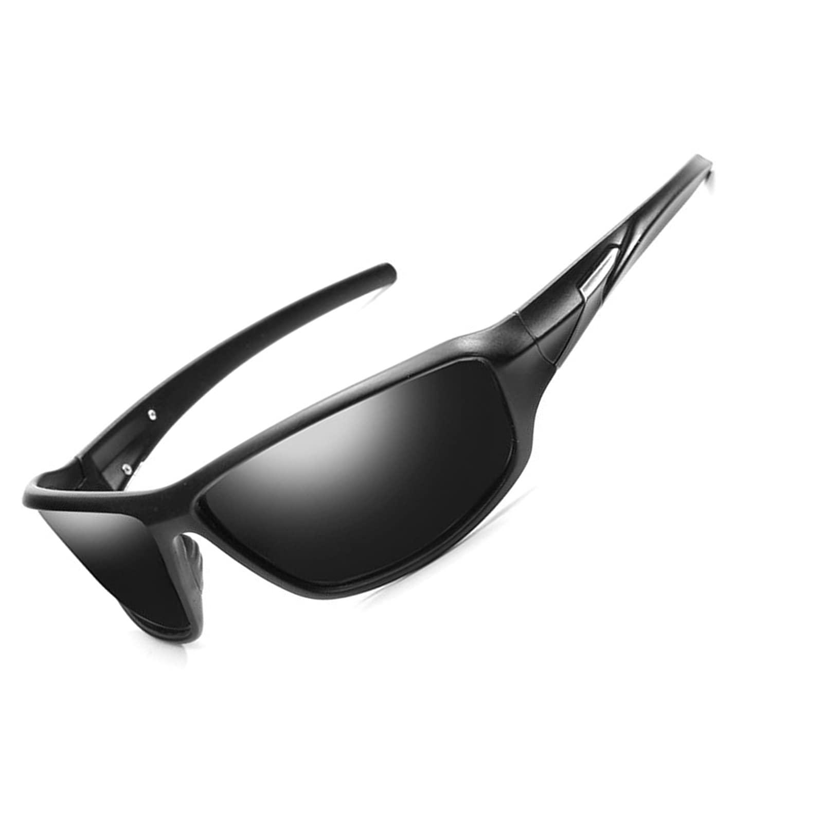 willochra willochra Polarized Wrap Around Full Reading Sunglasses men women Outdoor Work Readers driving Safety uv Protection -Not Bifocals (black, 375)
