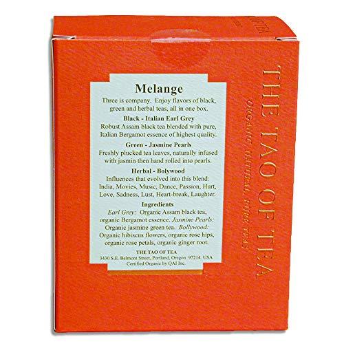 The Tao of Tea The Tao of Tea, Melange Assorted Pyramid Sachets, 1.32 Ounce