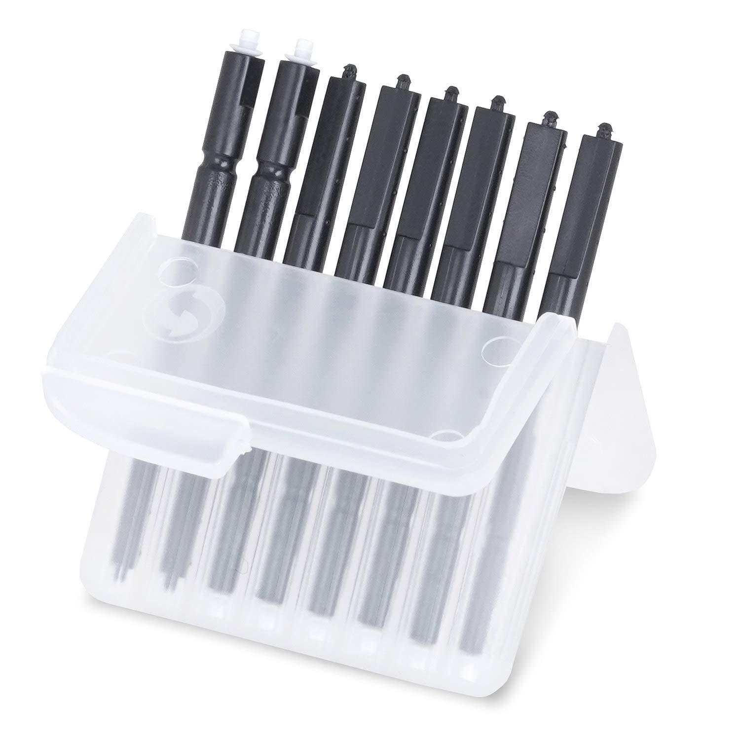 JB WHITE JB White 8 Wax Filters for Hearing Aids compatible with Phonak Cerustop Wax Guards | Widex Nanocare | Oticon ProWax MiniFit | Siemens Signia 3.0 | Resound | Hearing Aid Replacement Filter (8pcs 1.3mm)