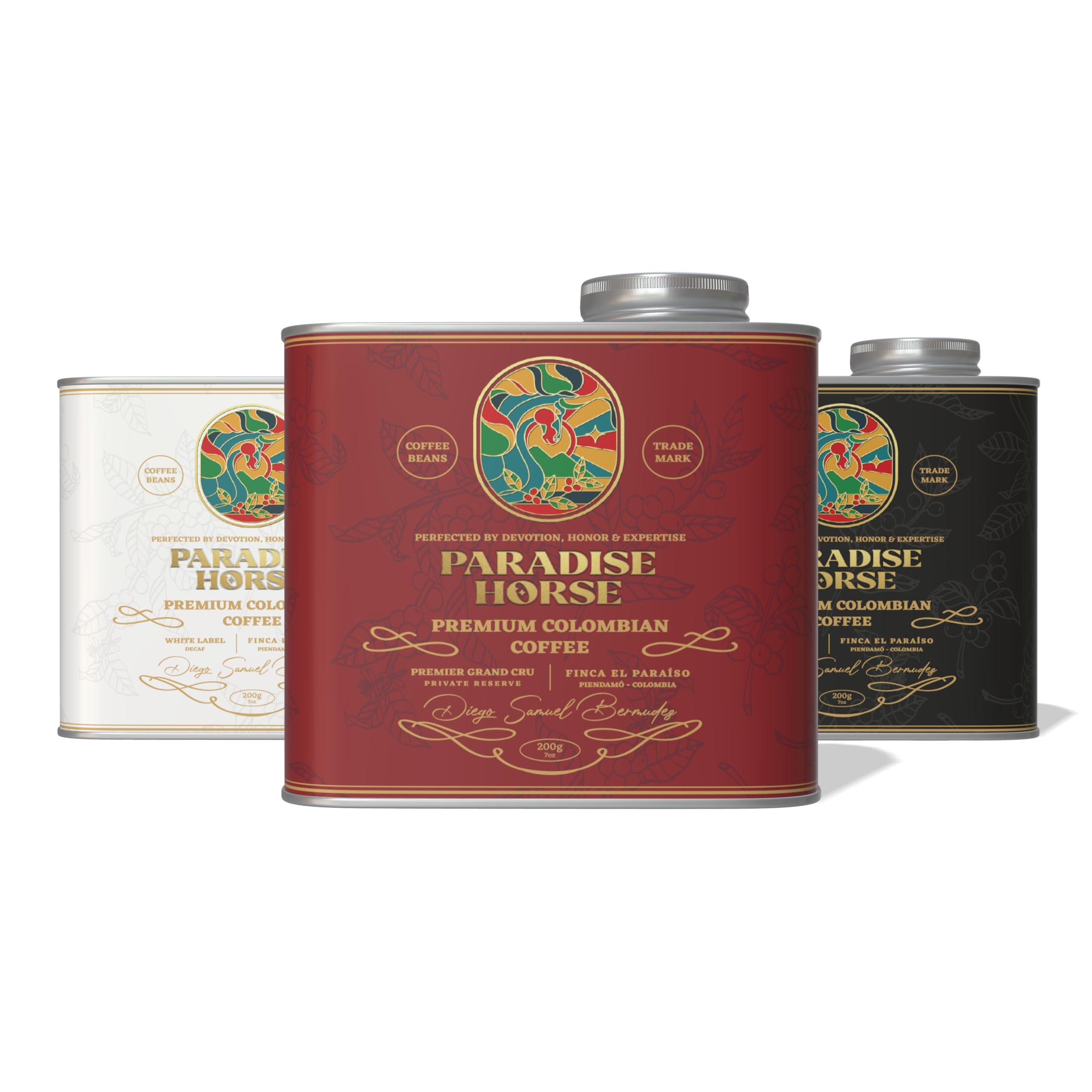 paradise horse Paradise Horse Roasted Coffee - Medium Roast - Red Label (Whole Beans)