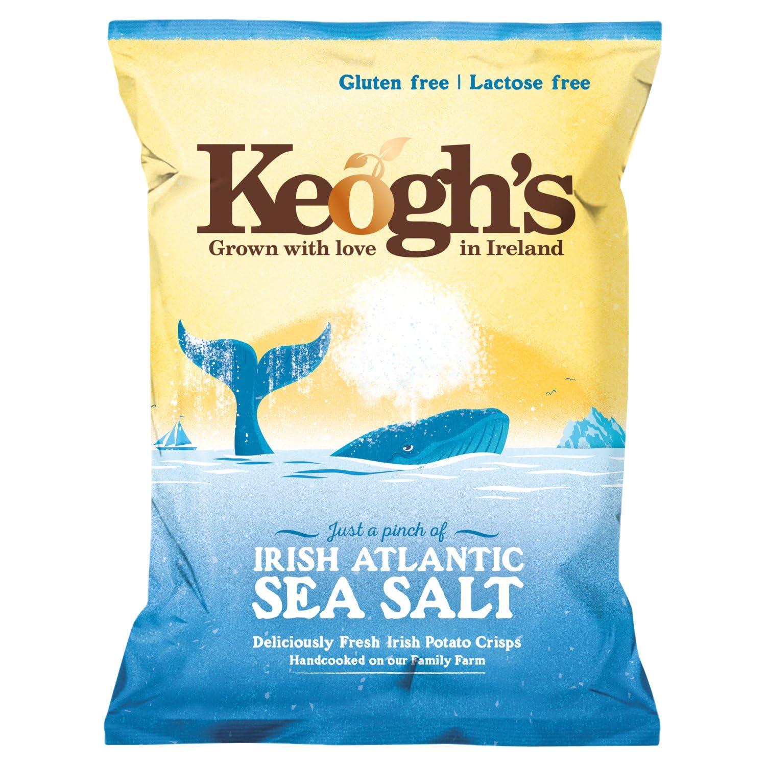 Keogh\'s Keogh\'s Irish Atlantic Sea Salt Potato Crisps 125g