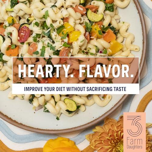 Three Farm Daughters Three Farm Daughters High Fiber Pasta Cavatappi Pack, Low GI, Non GMO Cavatappi Pasta Noodles, Low Net Carb, Made in the USA, 12 oz. (8 Pack)