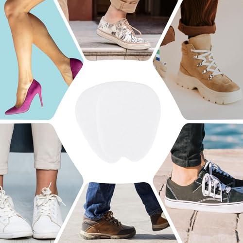 salbsever 9 Pairs Felt Tongue Pads Shoe Tongue Pads Cushion Inserts for Shoes Cushion for Shoes Adhesive Tongue Pads Self-Adhesive Heel Grips Non Slip Tongue Cushion Inserts Felt Shoe Pads for Men Women Unisex