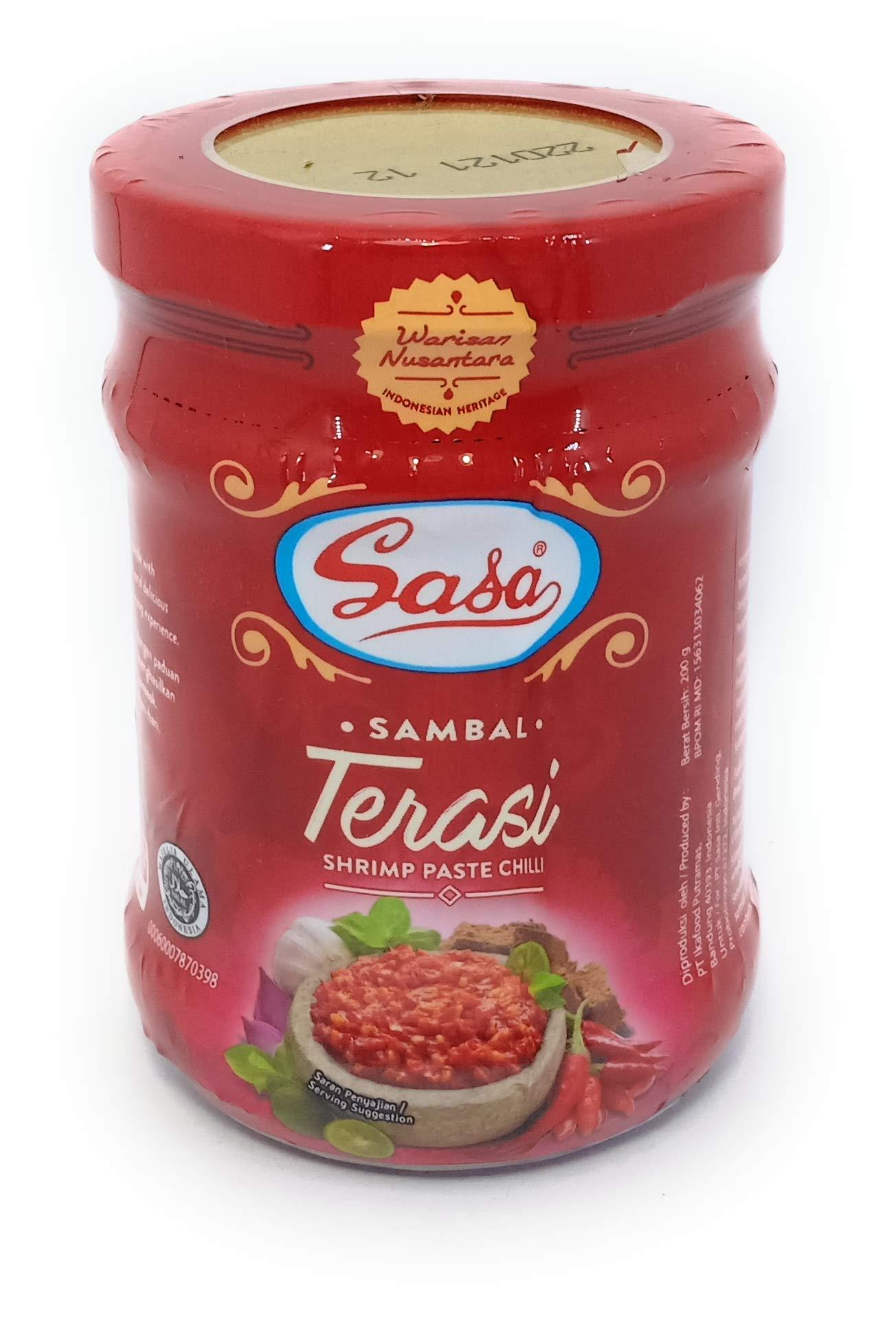 sasa Sasa Sambal Terasi (Shrimp Paste Chili Sauce), 135 Ml (Pack of 1)