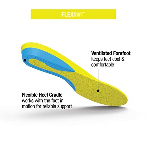 Superfeet Superfeet FLEXTHIN - Comfort Foam Insoles for Workout Shoes - 2.5-5 Men / 4.5-6 Women