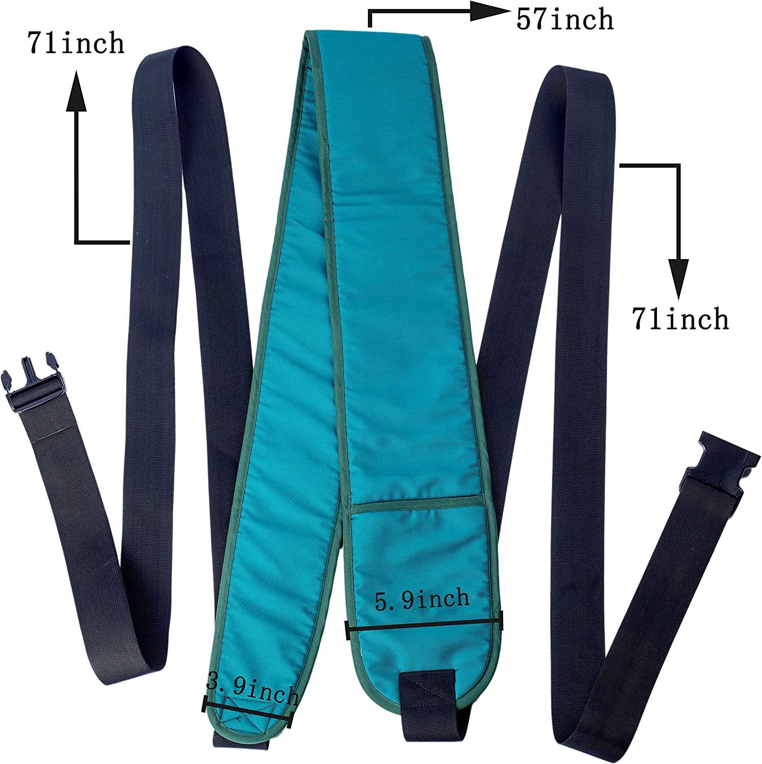 zuylikxy Medical Restraint-Bed Restraint Strap for Elderly Safety, Wheelchair Seat Belt, Chest Strap, Nursing Patient Anti-Bed Restraint, Safety System to Control Limbs for Post-Operative Patients