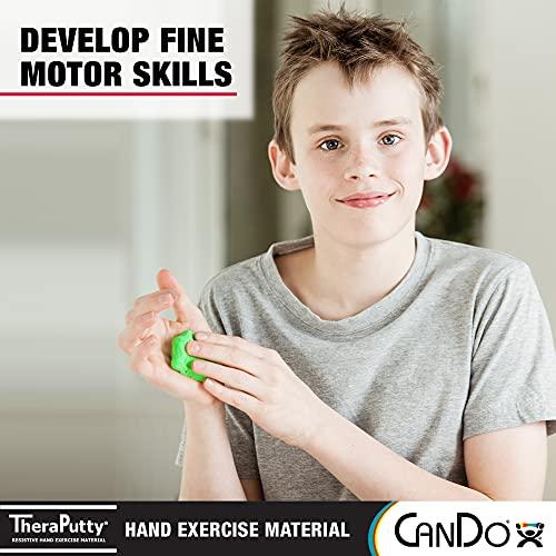 CanDo CanDo TheraPutty Standard Hand Exercise Putty For Rehabilitation, Exercises, Hand Therapy, and Occupational Therapy. Use To Strengthen Hand Muscles, Improve Fine Motor Skills, And Decrease Stress