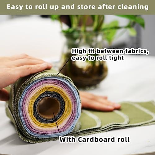 Simnice Simnice Reusable Toilet Paper Cloth 60 Pack Reusable Paperless Paper Towels, Cotton Flannel Washable Re-Rollable Cloth Toilet Paper Bidet Towels, Solid Color Absorbent Bidet Cloth Wipes