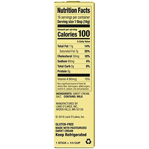 Land O Lakes Land O Lakes Quarter Salted Butter, 8 Ounce -- 12 per case.