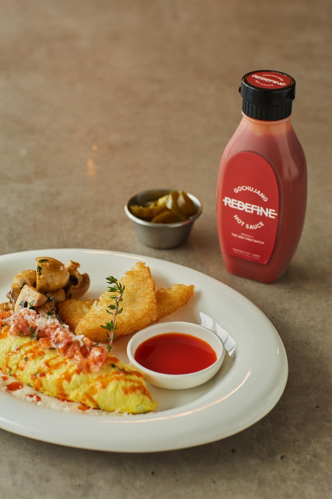 Grace nnvg Redefine Gochujang Hot Sauce, Premium Gourmet Hot Sauce with Rich Natural Flavors for Any Occasion, Pleasantly Hot, Vegan, 10.94oz