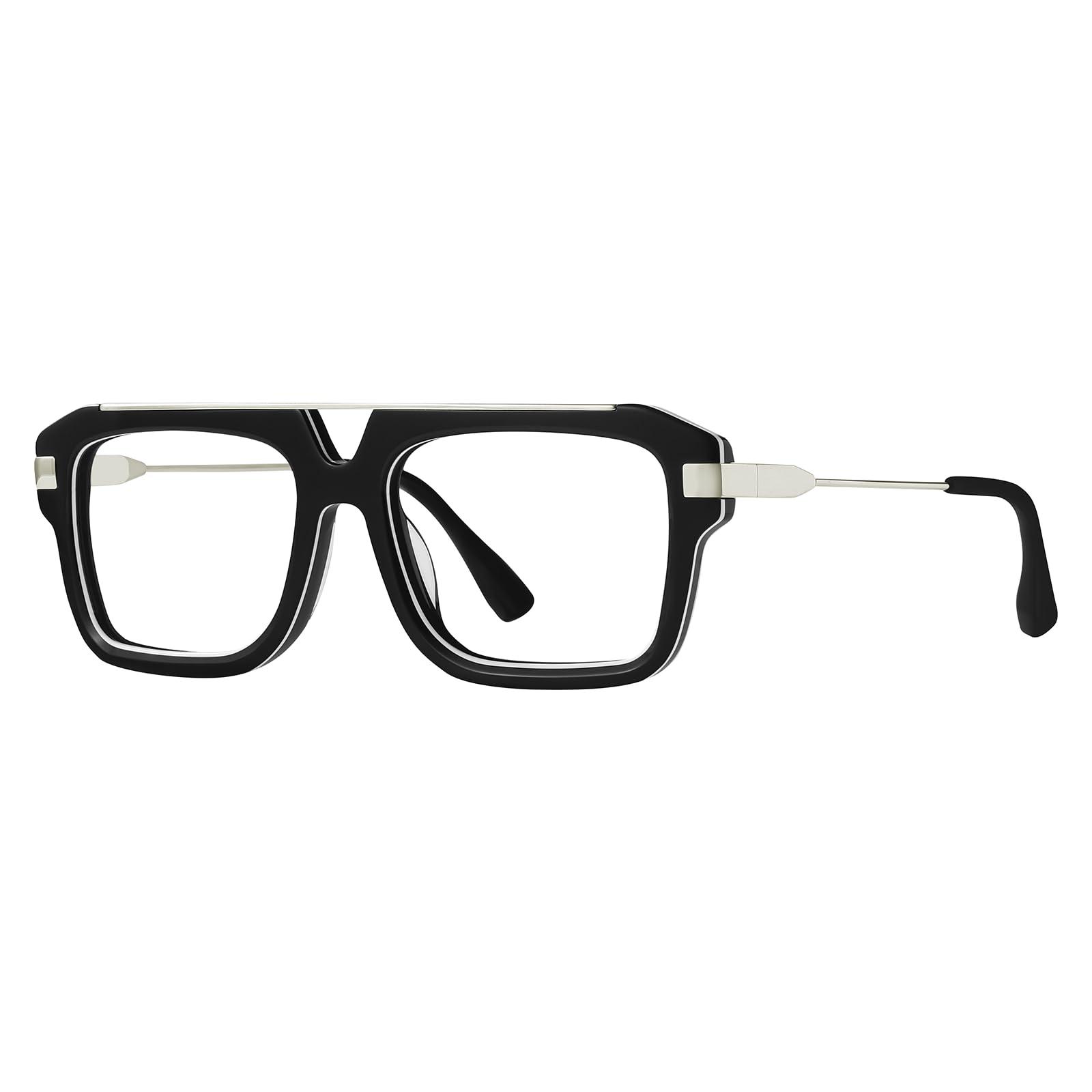 FYTOO FYTOO Modern Aviator Glasses Blue Light Blocking Reading Glasses for Women Men, Anti Glare/Eyestrain Computer Readers, 2.75 Computer Eyeglasses Readers