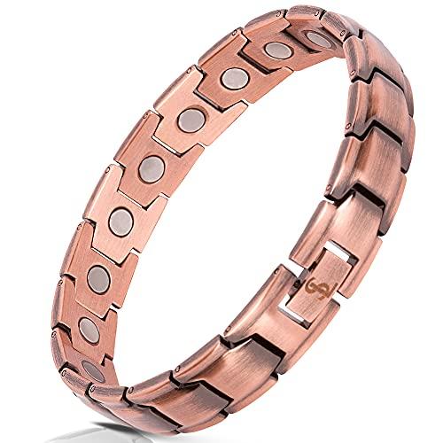Smarter LifeStyle Smarter LifeStyle Elegant Copper Magnetic Bracelet for Men, Adjustable Bracelet Length with Sizing Tool for Perfect Fit, Magnetic Bracelets for Men, Mens Copper Bracelet