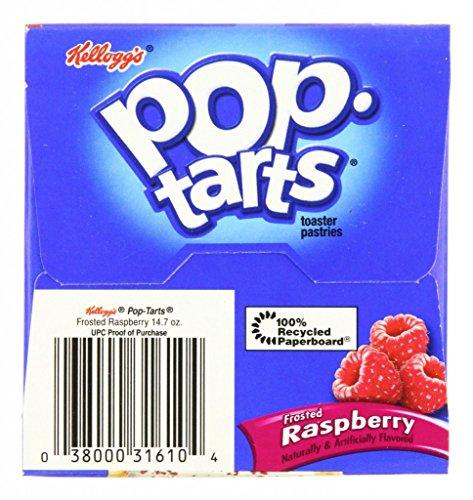 Pop-Tarts Kellogg's Pop-Tarts Frosted Raspberry Toaster Pastries 8 ct pack of 2 14.7oz
