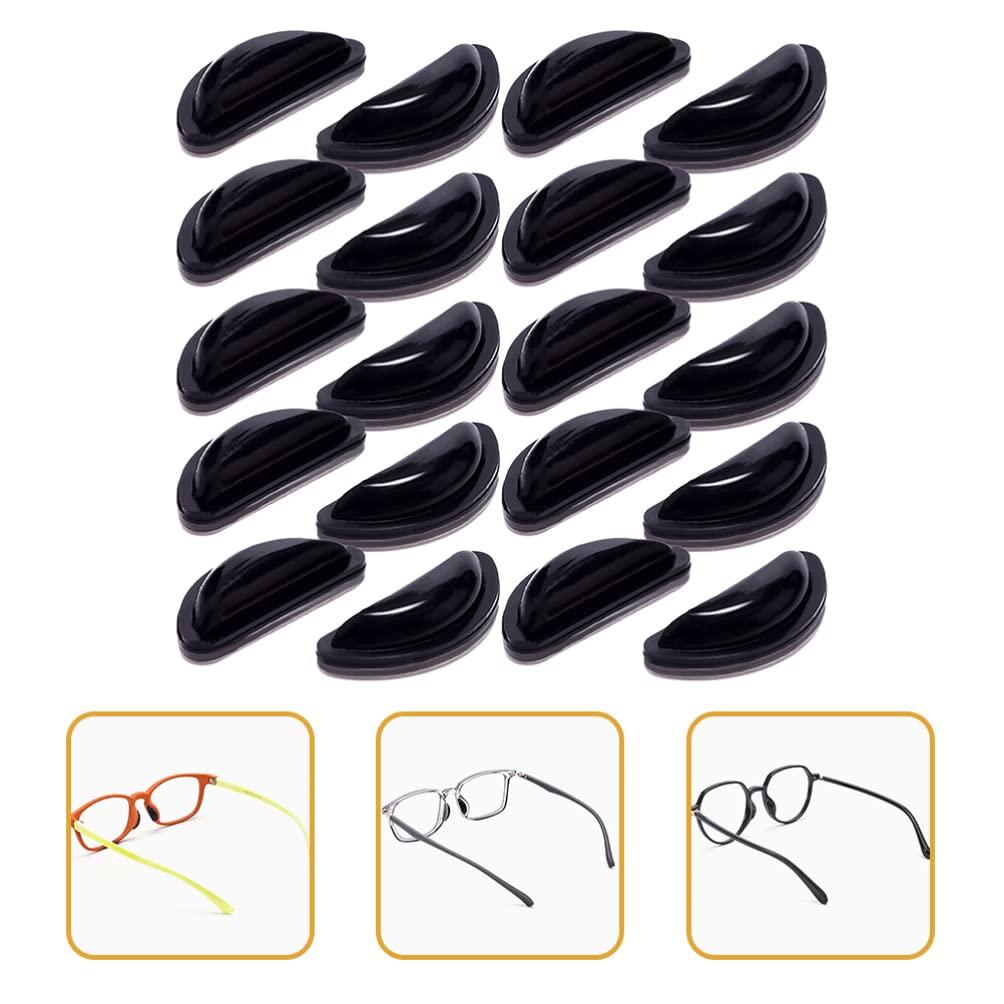 Beavorty Beavorty 10 Pairs Glasses Nose Pads Silicone Nose Pads for Eyeglasses Nose Grip pad Nose Bridge Pads Nose Pads for Glasses Silicone Nose Pads Glasses Sunglasses Replaceable
