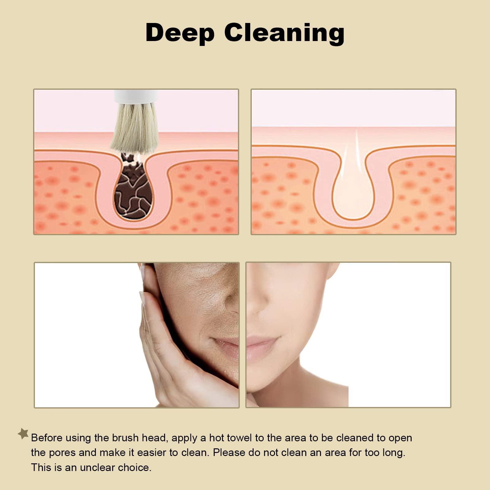 Elitzia Elitzia Deep Cleaning Brush Set Skin Care Portable Electric Facial Scrub Brush ETLW019B