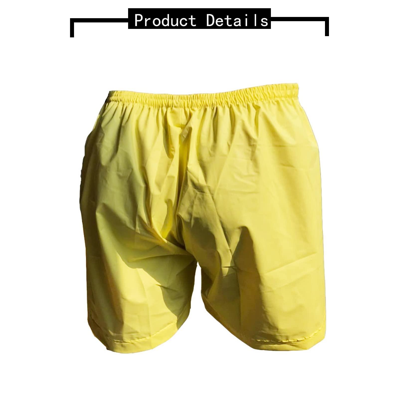 Generic Incontinence Boxer Shorts,Leak Resistant,Washable,Waterproof,Underwear Pants,Reusable,Yellow,1 Pack ( Size : X-Large )