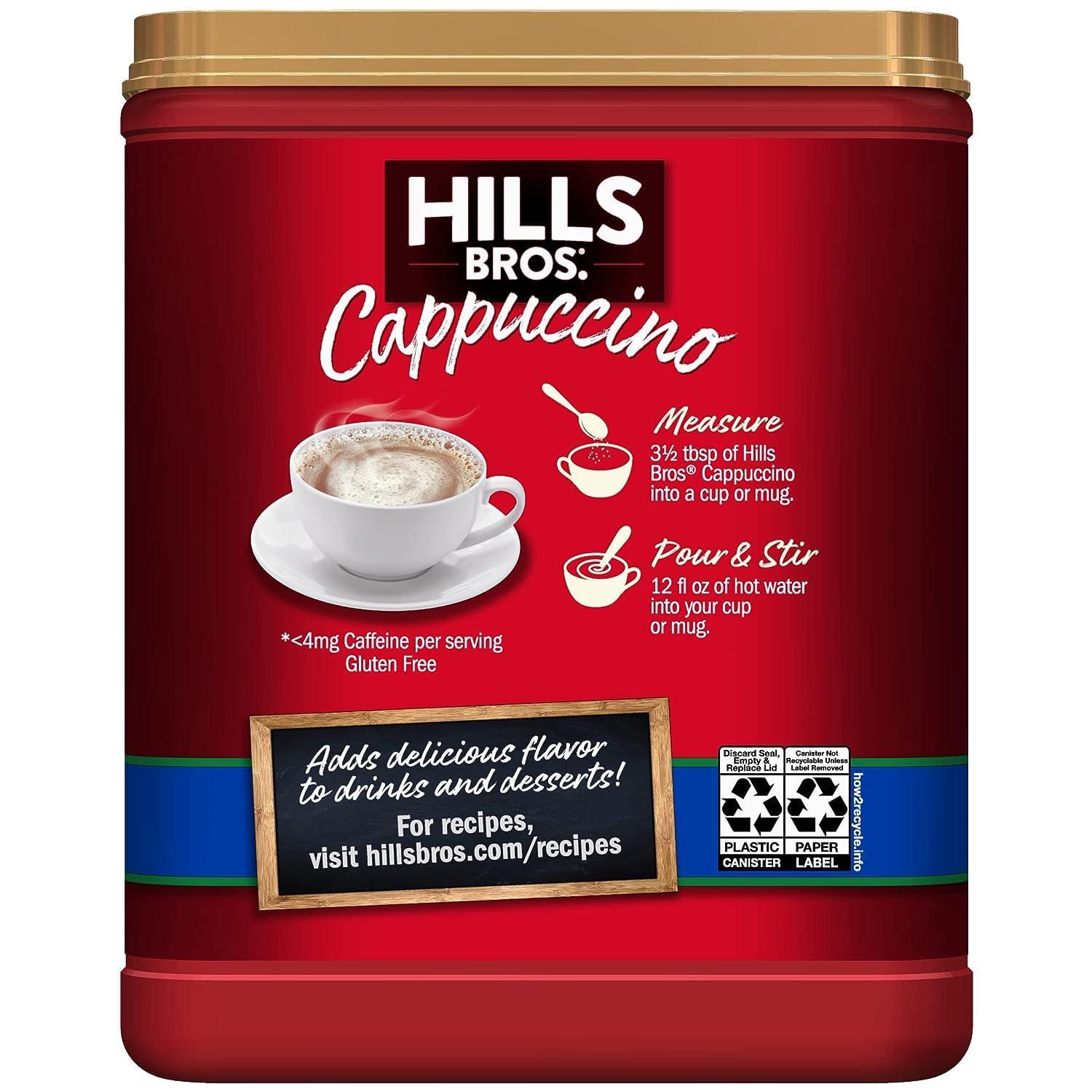 Hills Bros Hills Bros French Vanilla Cappuccino 16 Ounce (Pack of 6)
