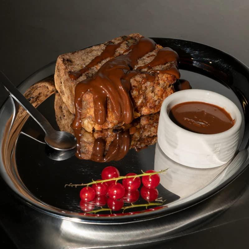 Cravers Cravers Cacao Hazelnut Spread - No Sugar Added, Vegan, Palm Oil Free & Non-GMO, Creamy Chocolate Spread | 12 oz Jar | High Protein, Kosher, Gluten Free