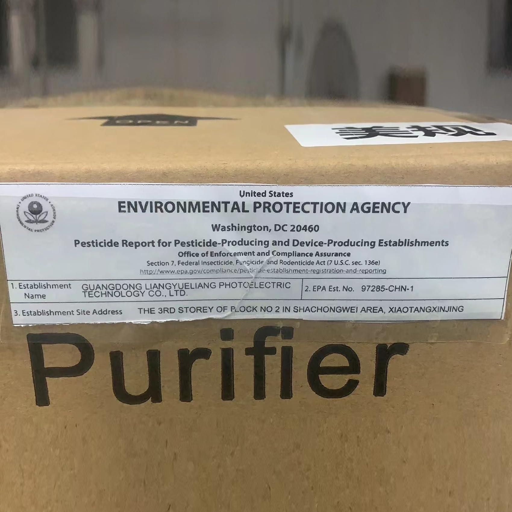 LNBEI Ultraviolet Germicidal Lamp, 72w UV+Ozone Light for Whole Room, 99.99% Sanitization Rate, Three-Step Timing Remote Control, Blue Light,for Home/Office/School
