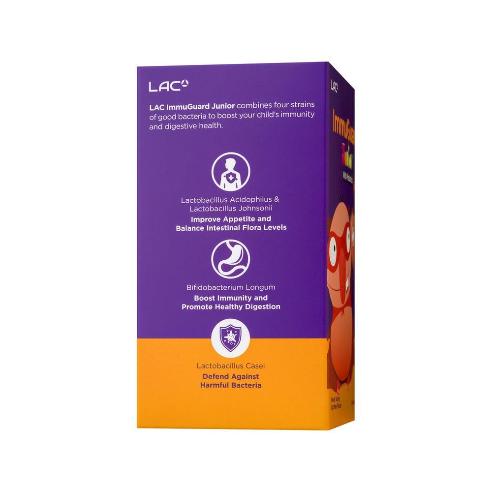 LAC LAC ImmuGuard Junior with Probiotics Lychee Flavour (30 Jelly Sticks)