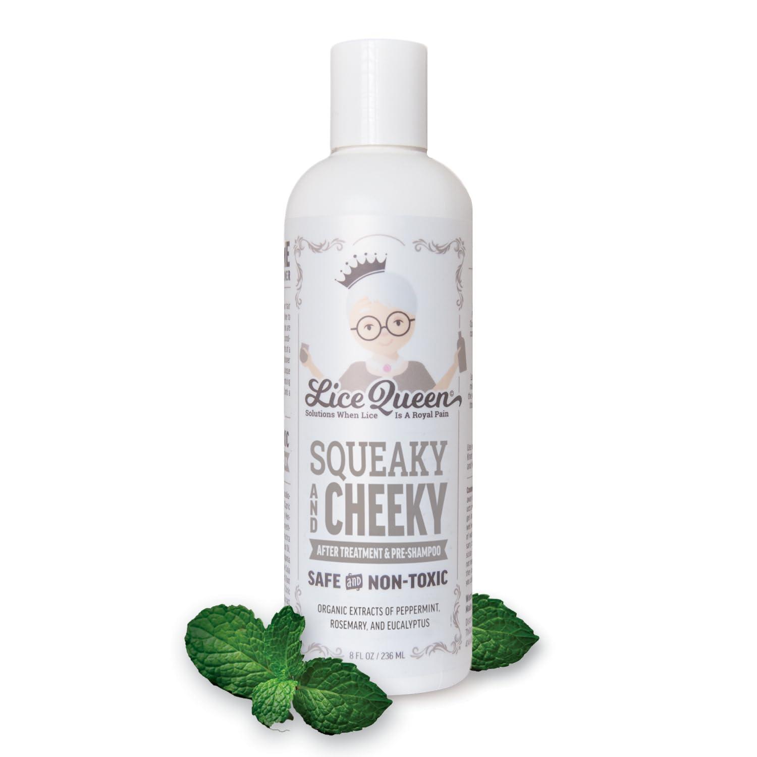 Lice Queen Lice Queen Lice Prevention Shampoo - Lice Shampoo That Kills Eggs and Lice with Citronella, Peppermint & Rosemary (8 Fl Oz / 237ml) - Safe for Daily Use - Sulfate & Paraben Free - All Hair Types