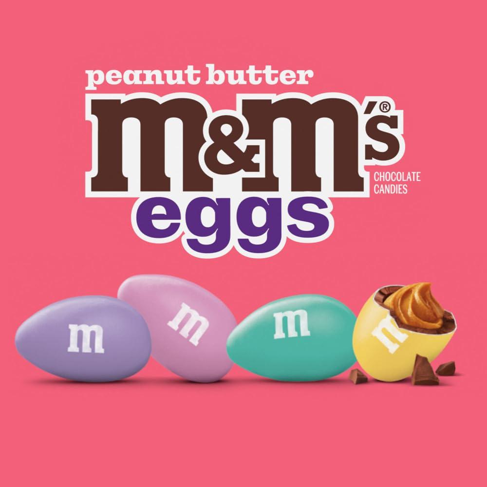 M&M\'S M&M\'S Peanut Butter Chocolate Eggs, 9.2 oz Bag