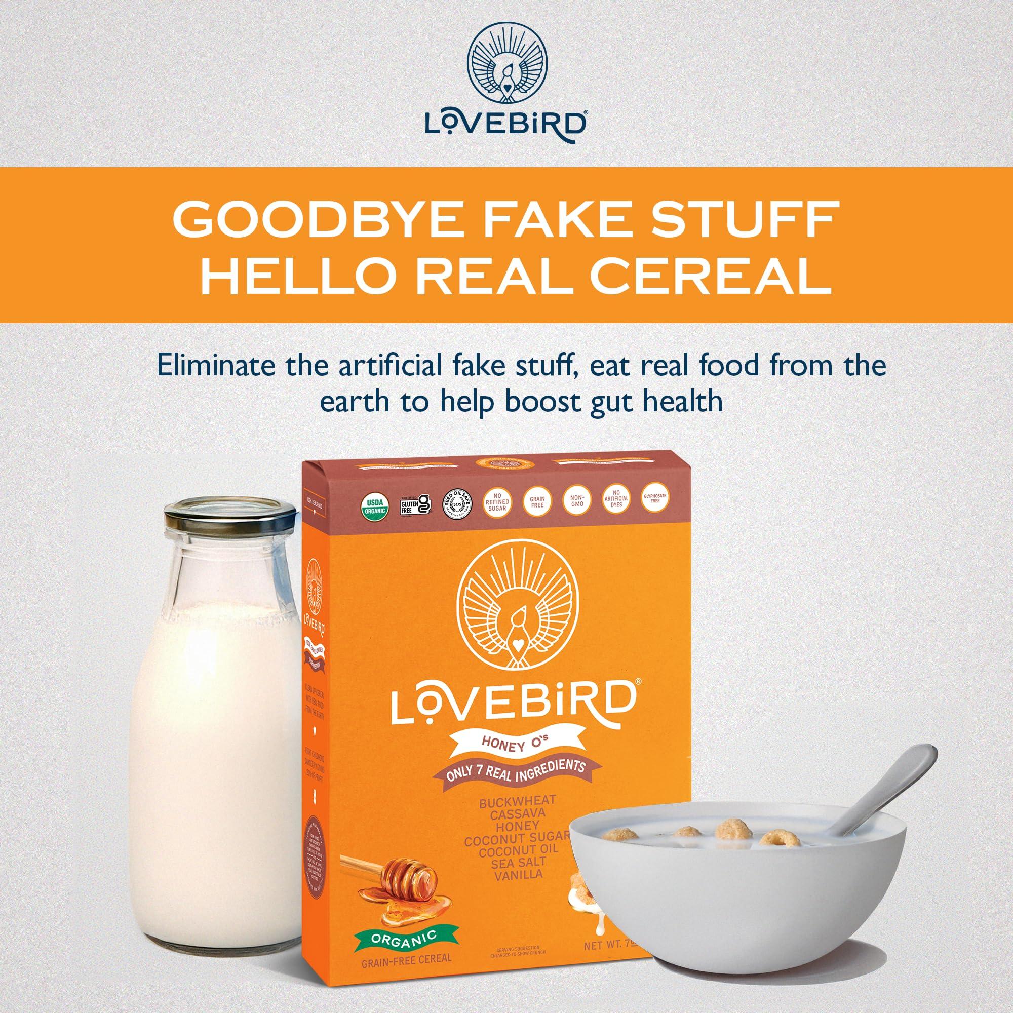 Lovebird Lovebird, Cereal Honey Grain Free, 7 Ounce