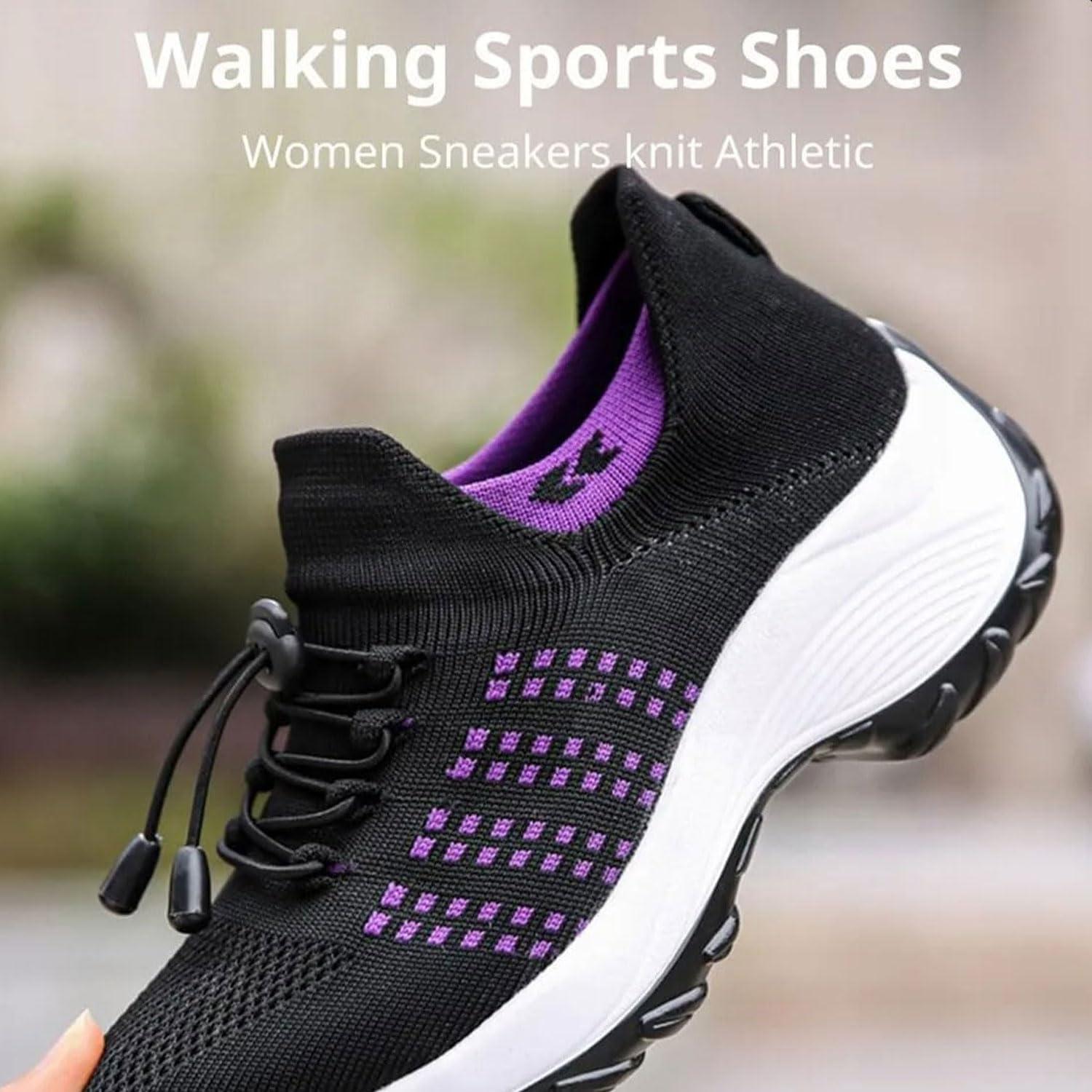 WFYYN AYAY WFYYN AYAY Orthofit Comfort Shoes,Walking Shoes with Arch Support and Comfort,Ladies Orthopedic Shoes, Breathe Plantar Fasciitis Shoes(Size:41,Color:Red)