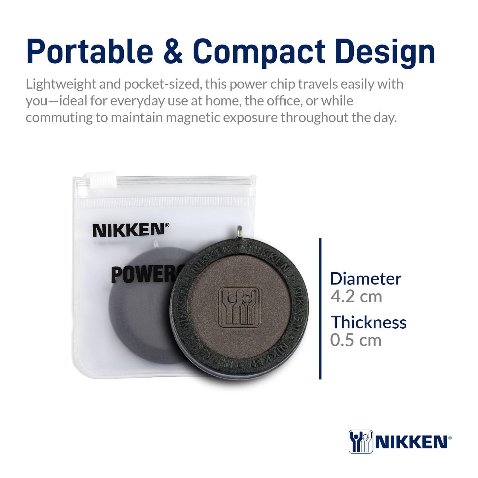 NKN Magnetic Therapy Mini Disc 1450 - Stress Relief - Works on Neck, Back, Shoulder, Leg, Knee, Muscle, and Joint Pain - Natural Earth Healing Magnets