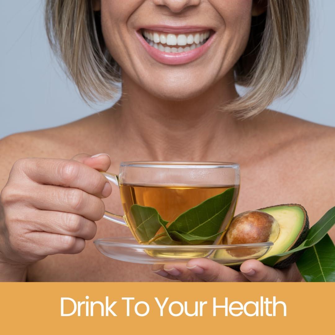 avocado leaf tea Avocado Leaf Tea Peach Tea Caffeine-free | Herbal Tea | Immune Support | Cold Brew or Hot Tea | 15 Tea Bags -30 Servings (Gluten Free, Non-GMO)