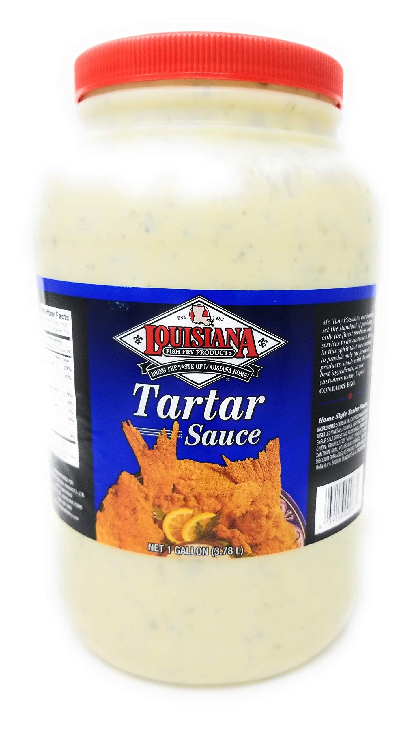 Louisiana Fish Fry Products LOUISIANA Fish Fry Products Home Style LA Tartar Sauce 1 Gallon