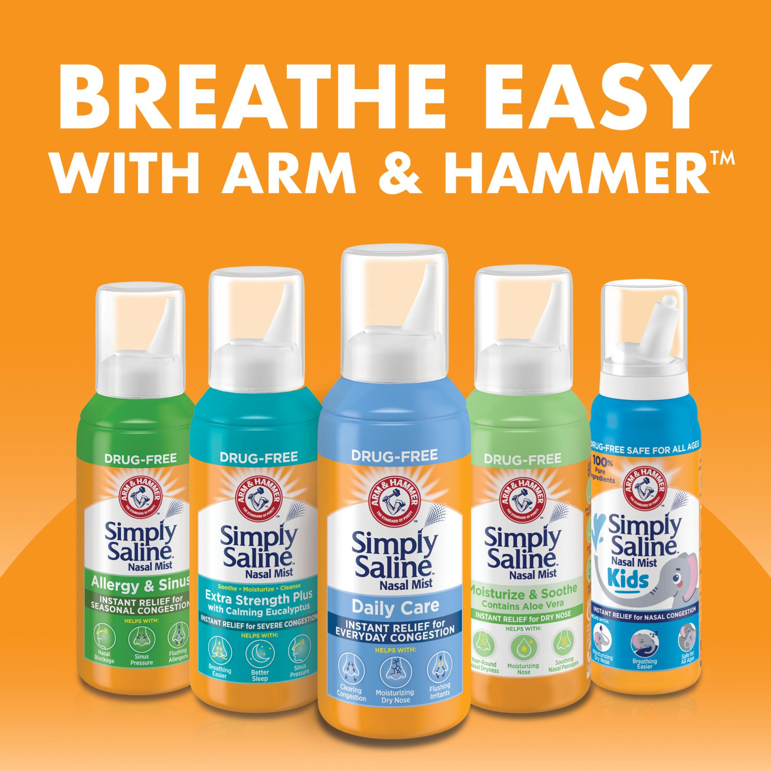 Simply Saline Arm & Hammer Simply Saline Adult Nasal Mist Extra Strength Plus w/Eucalyptus