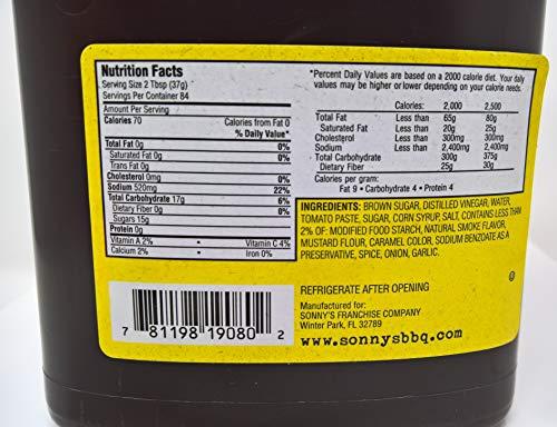 Sonny's Sonny's Authentic Sweet Bar-B-Q Sauce 84oz.