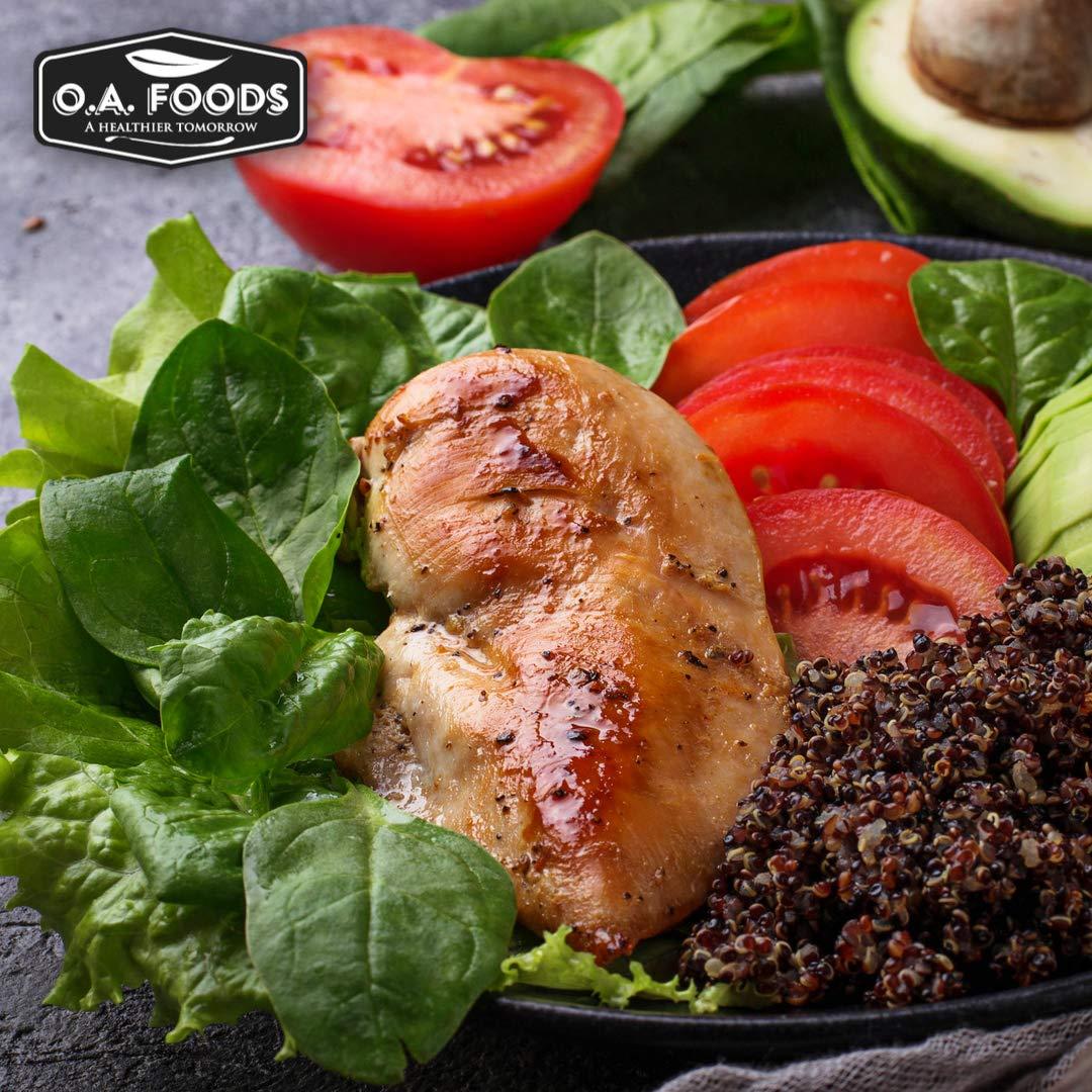 OA QUINOA Royal Organic Black Quinoa | OA Quinoa Now Greenfit | Non-GMO, Gluten-Free, Vegan, and Organic | Complete Protein, High Fiber, Low-Calorie Black Quinoa | (10 Pound - Pack of 1)