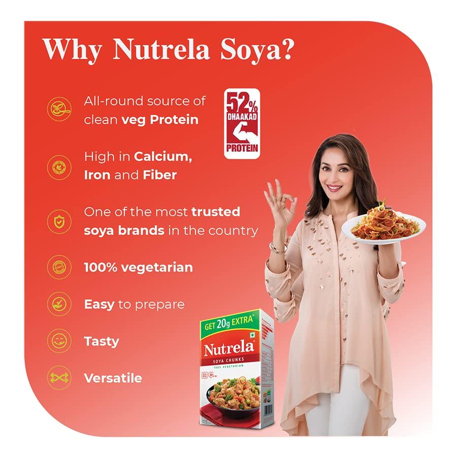 Nutrela Nutrela, Soya Chunks, 200 Grams(gm)