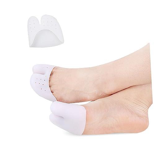Healeved Healeved 4 Pairs Big Toe Protection Toe Cover Pointe Cushion Toe Protector gel with hole