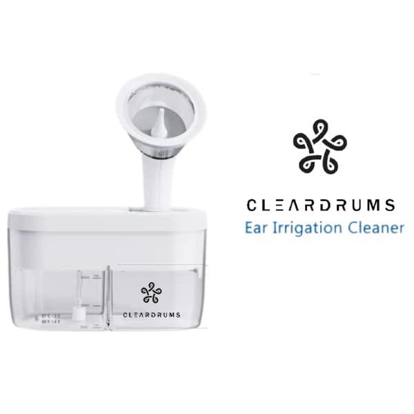 Cleardrums Cleardrums Ear Wax Removal Kit Ear Irrigator Ear Wax Removal Tool Electric Ear Wax Removal Ear Cleaner, Safe & Effective Ear Wax Removal Kit